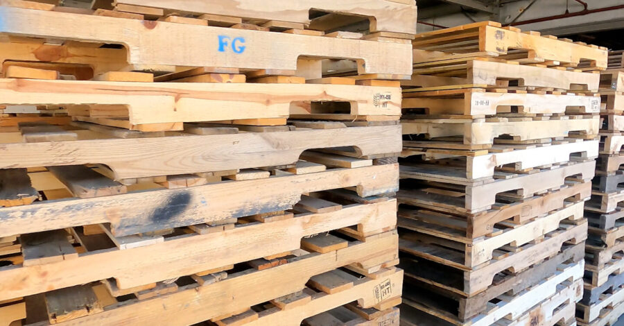 recycled wood pallets
