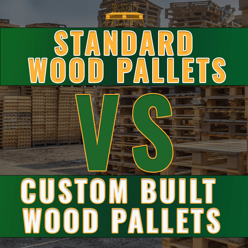 standard wood pallets vs custom built wood pallets
