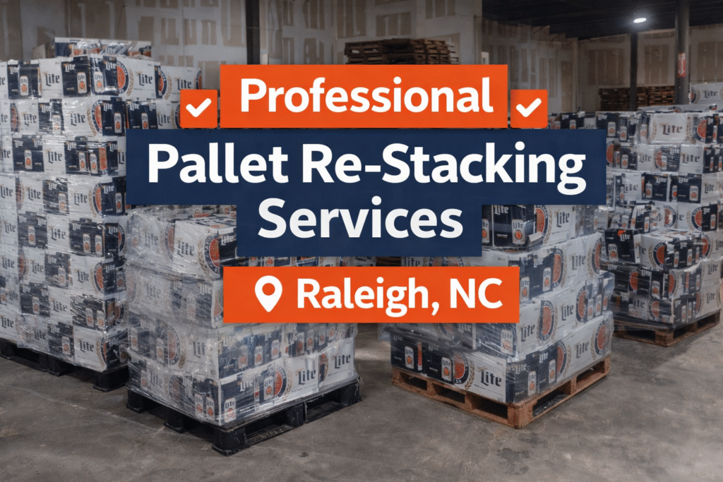 Pallet Re-Stacking Services in Raleigh NC