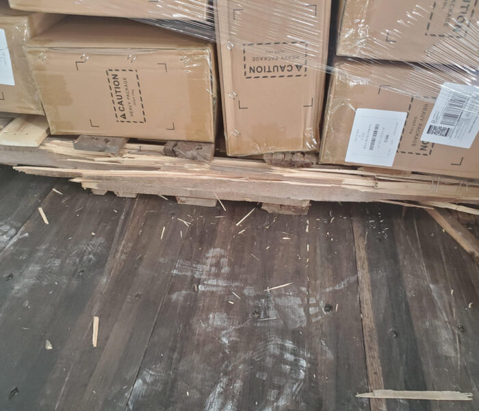 damaged pallets