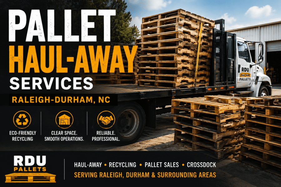 Pallet hauling services in Raleigh-Durham