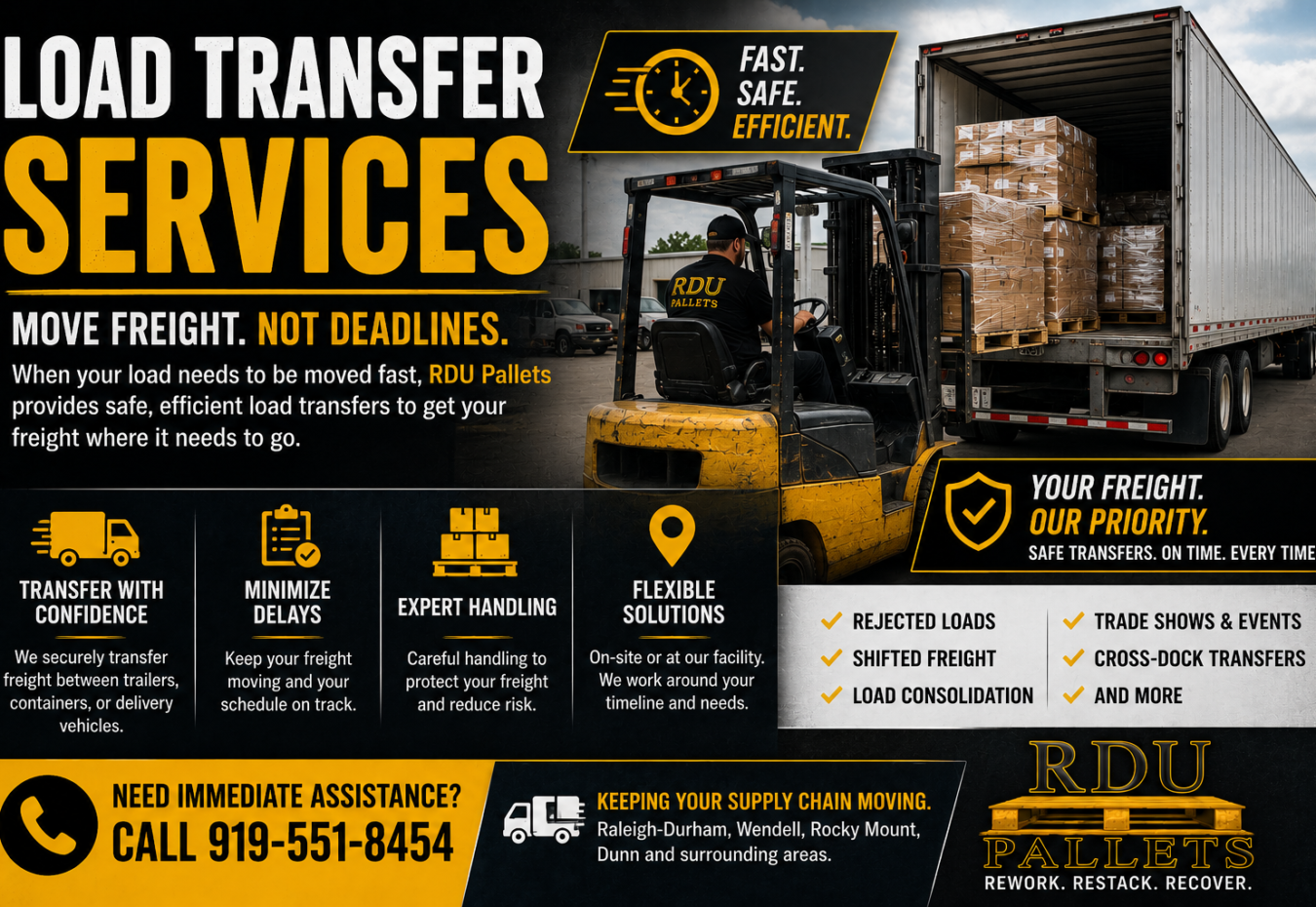 Load Transfer Services Raleigh Durham NC Load Transfer Services Raleigh Durham NC