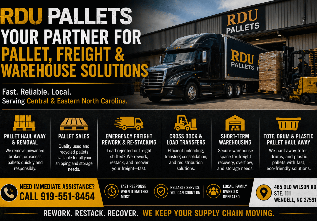 Request Pallet, Freight & Warehouse Services Request Pallet, Freight & Warehouse Services