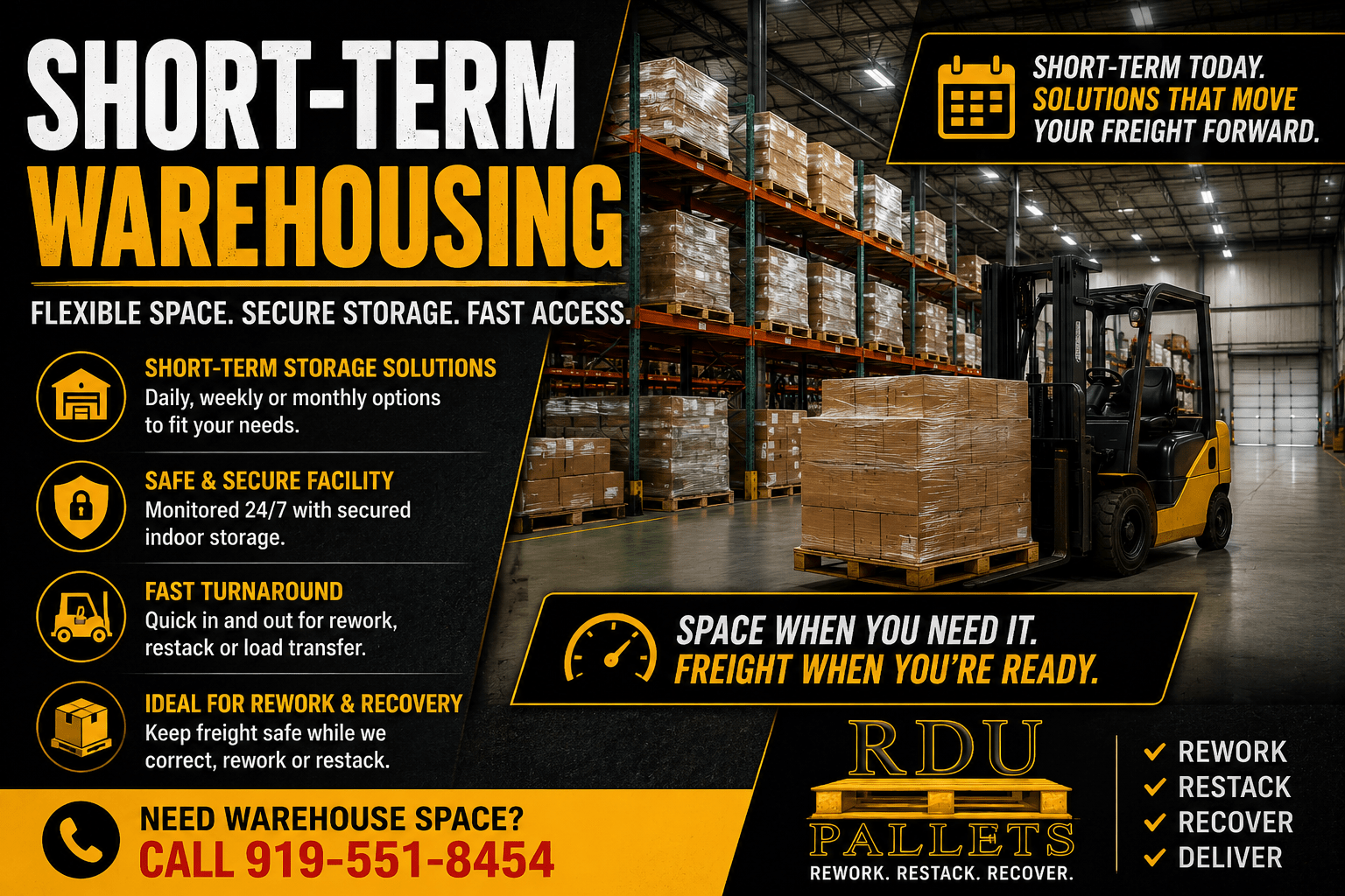 Short-Term Warehousing Short-Term Warehousing