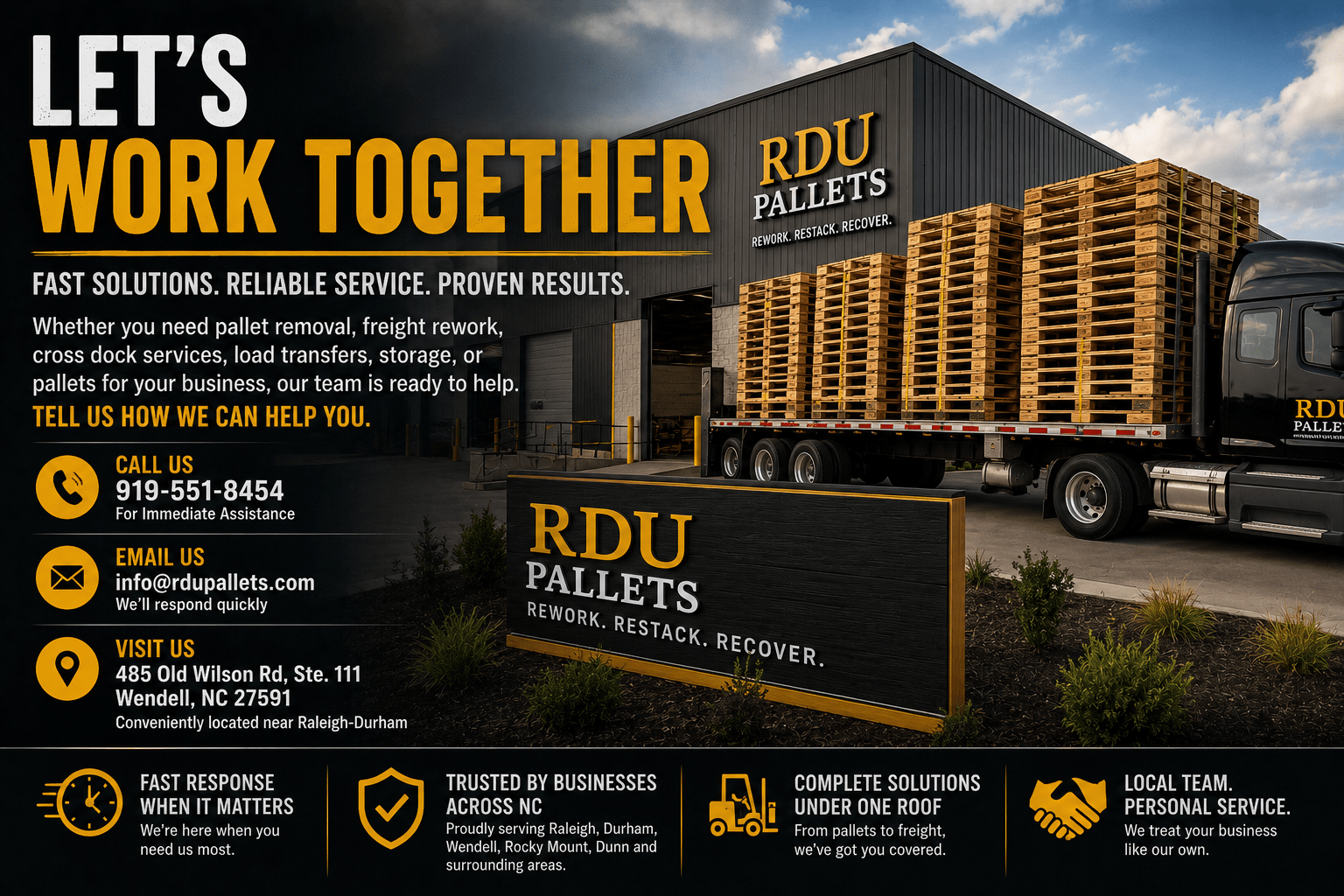 request pallet services